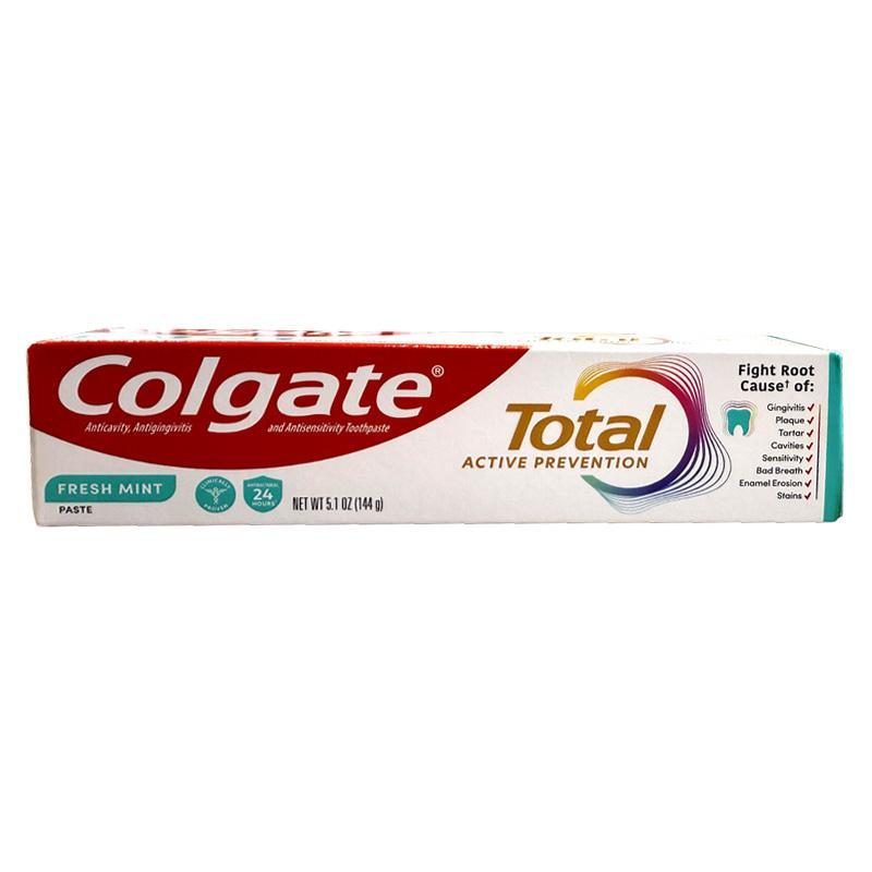 5.1OZ COLGATE TOTAL FRESH MINT STRIPE GEL-24