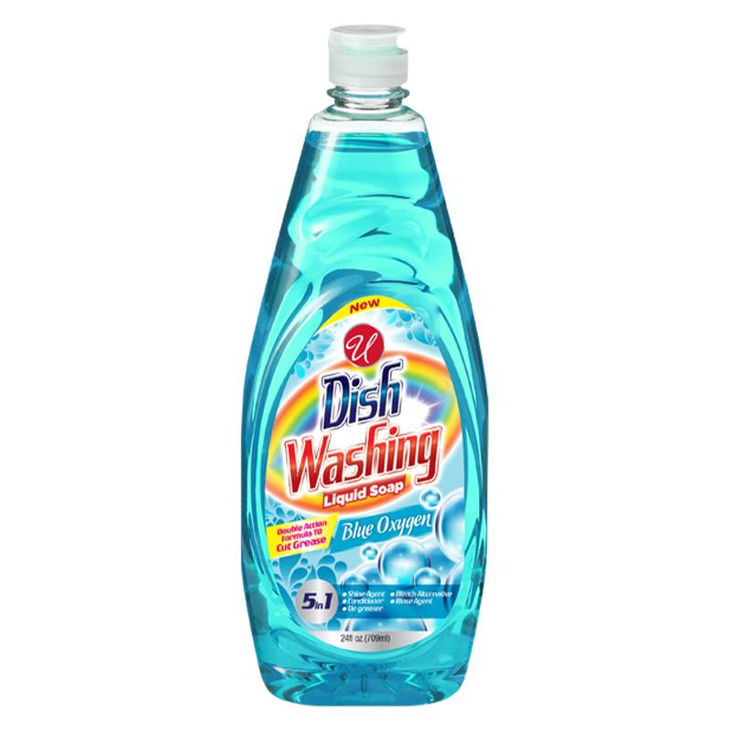 24oz DISH LIQUID BLUE OXYGEN ACT-12