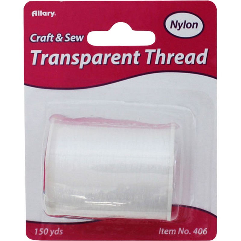 NYLON THREAD TRANSPARENT 150 YDS. (137.16M)-12
