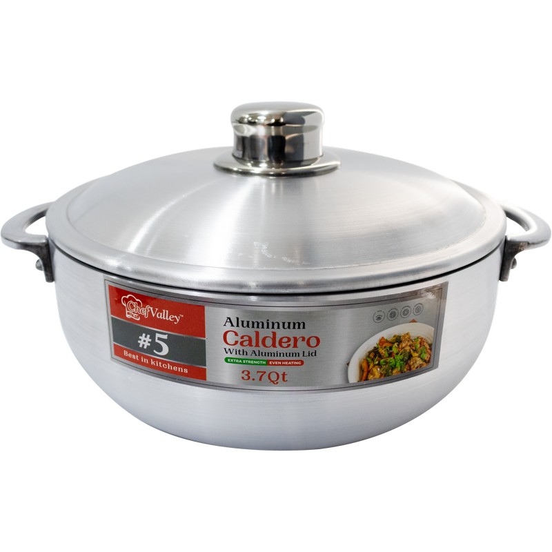ALUMINIUM CALDERO £ 5 WID ALU LID - 6