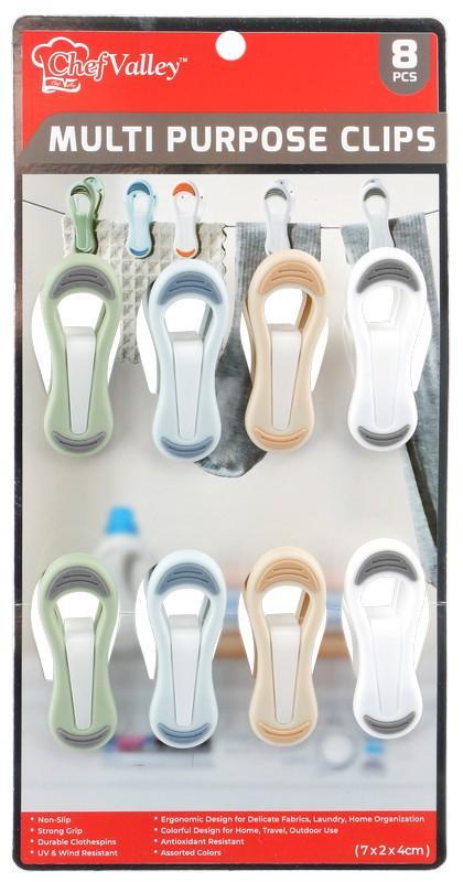 8PCS MULTI PURPOSE CLIPS SET-36