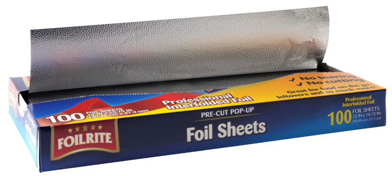 POP UP ALUMINUM FOIL SHEET 100 COUNT-12