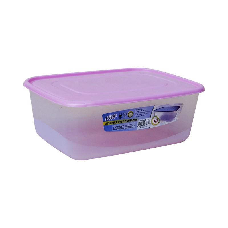152oz / 4500ML RECTANGULAR COLORFUL FOOD CONTAINER -48