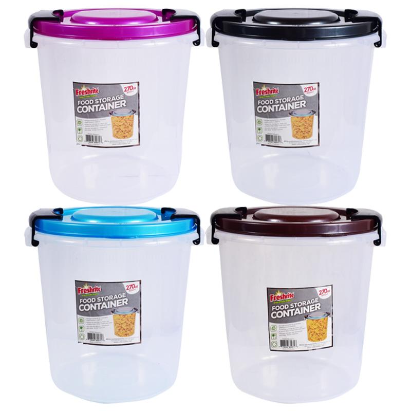 270oz / 8000ML ROUND STORAGE CONTAINER WITH LATCHES - 12